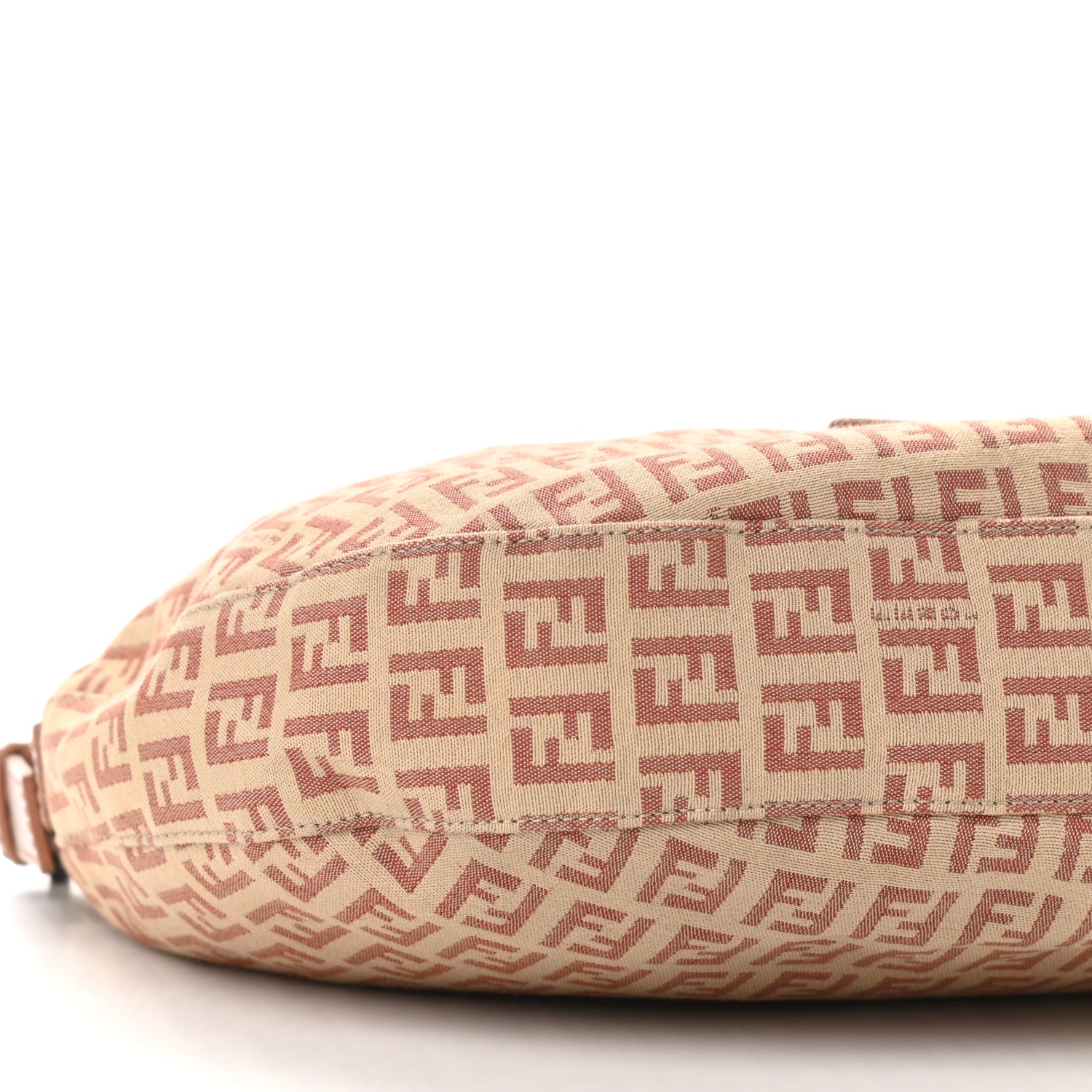 Fendi Zucchino Vitello Hobo Beige Bruciato Bois de Rose 11 of 12