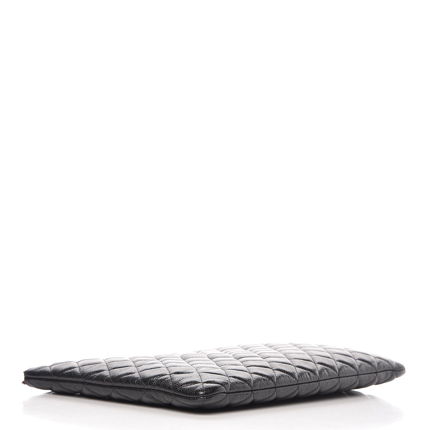 Chanel Caviar Quilted Large Cosmetic Case Black 4 of 9