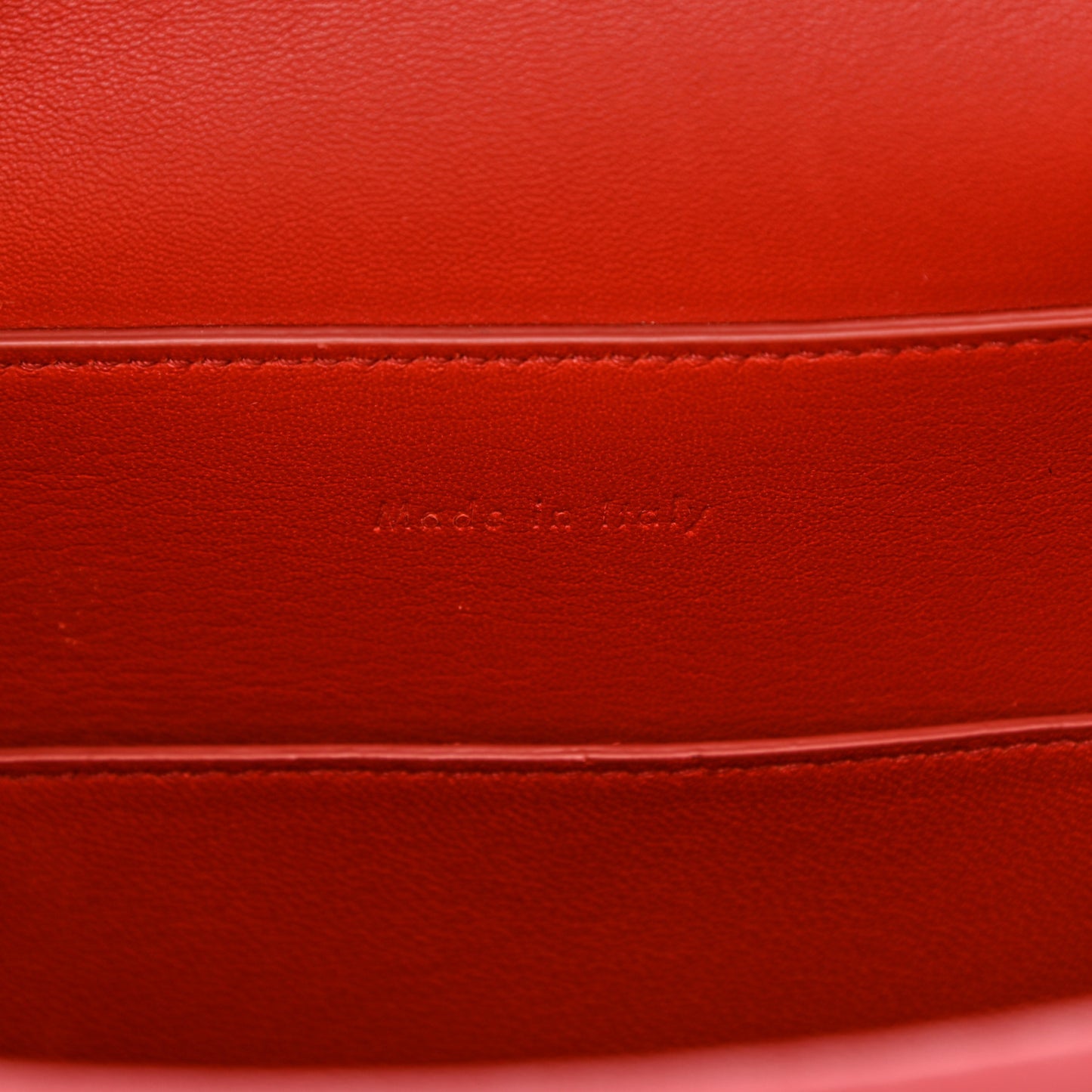 Smooth Calfskin Clasp Bucket Bag Red