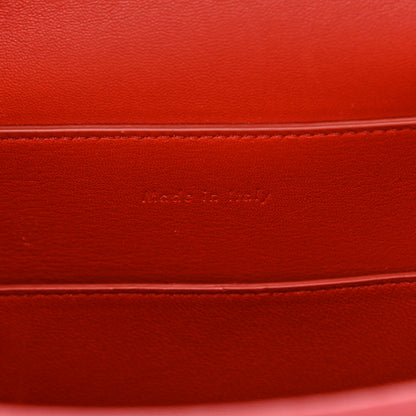 Celine Smooth Calfskin Clasp Bucket Bag Red 7 of 9