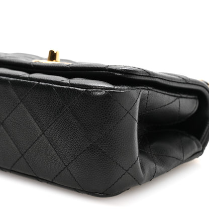 Chanel Caviar Quilted Metal Top Handle Mini Flap Black 10 of 11