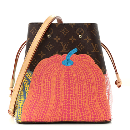 Louis Vuitton LV x YK Monogram Kusama Pumpkin Neonoe MM 1 of 11