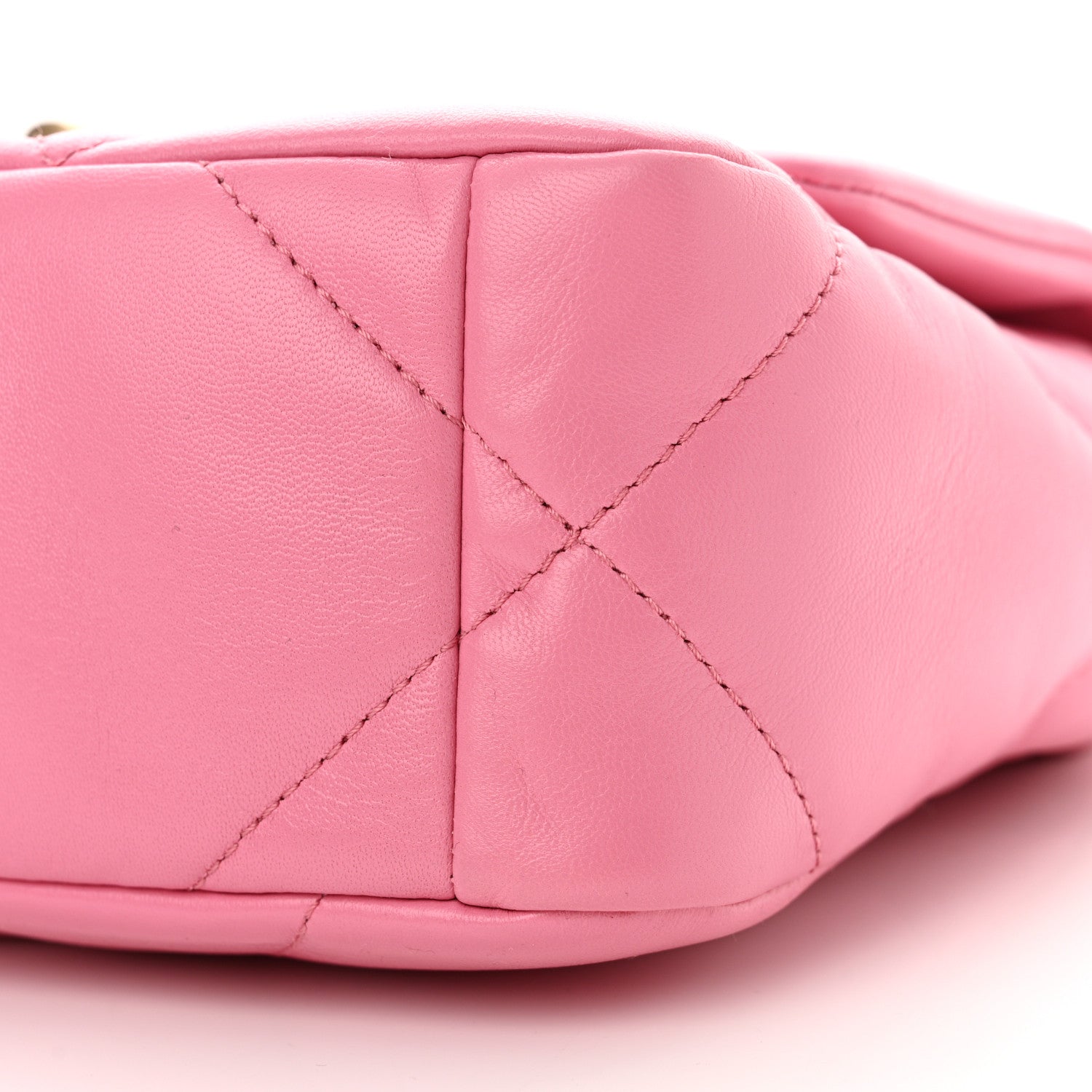 Chanel Lambskin Quilted Medium Chanel 19 Flap Pink 10 of 11