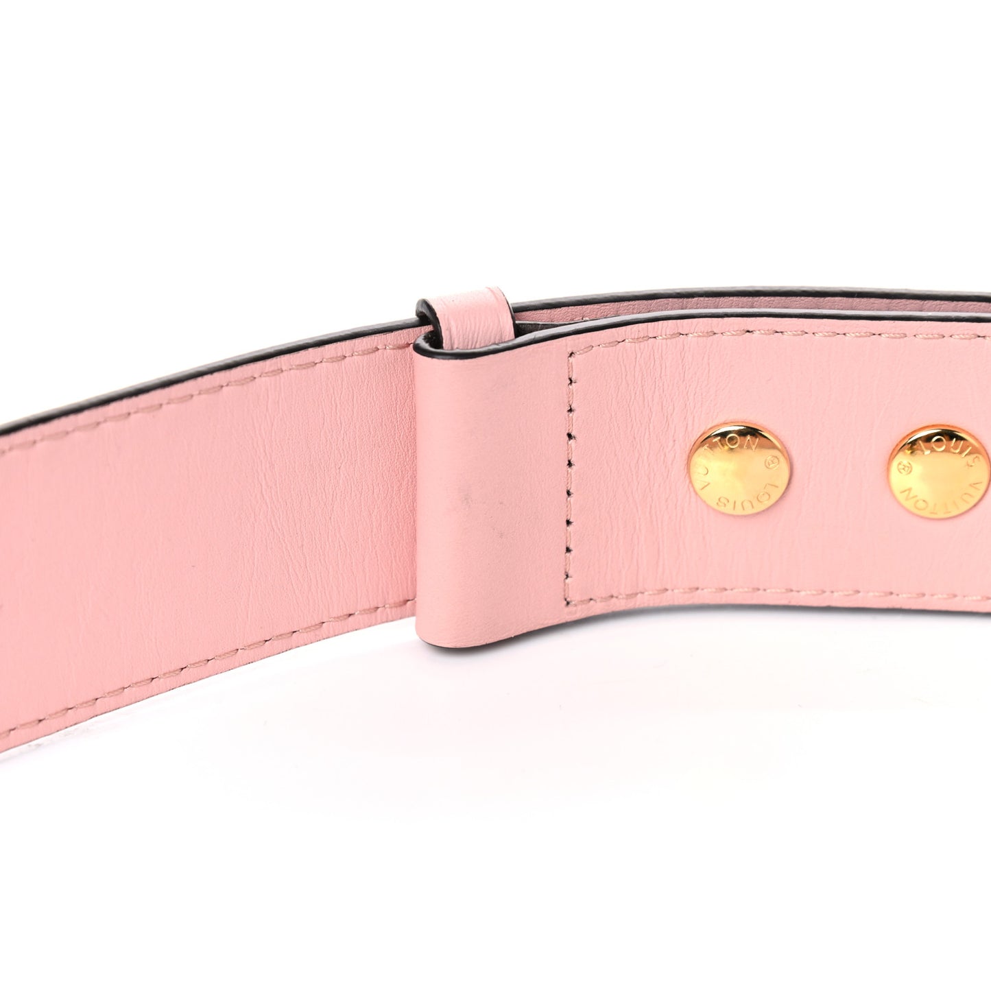 Monogram Adjustable Bandouliere Shoulder Strap Rose Ballerine