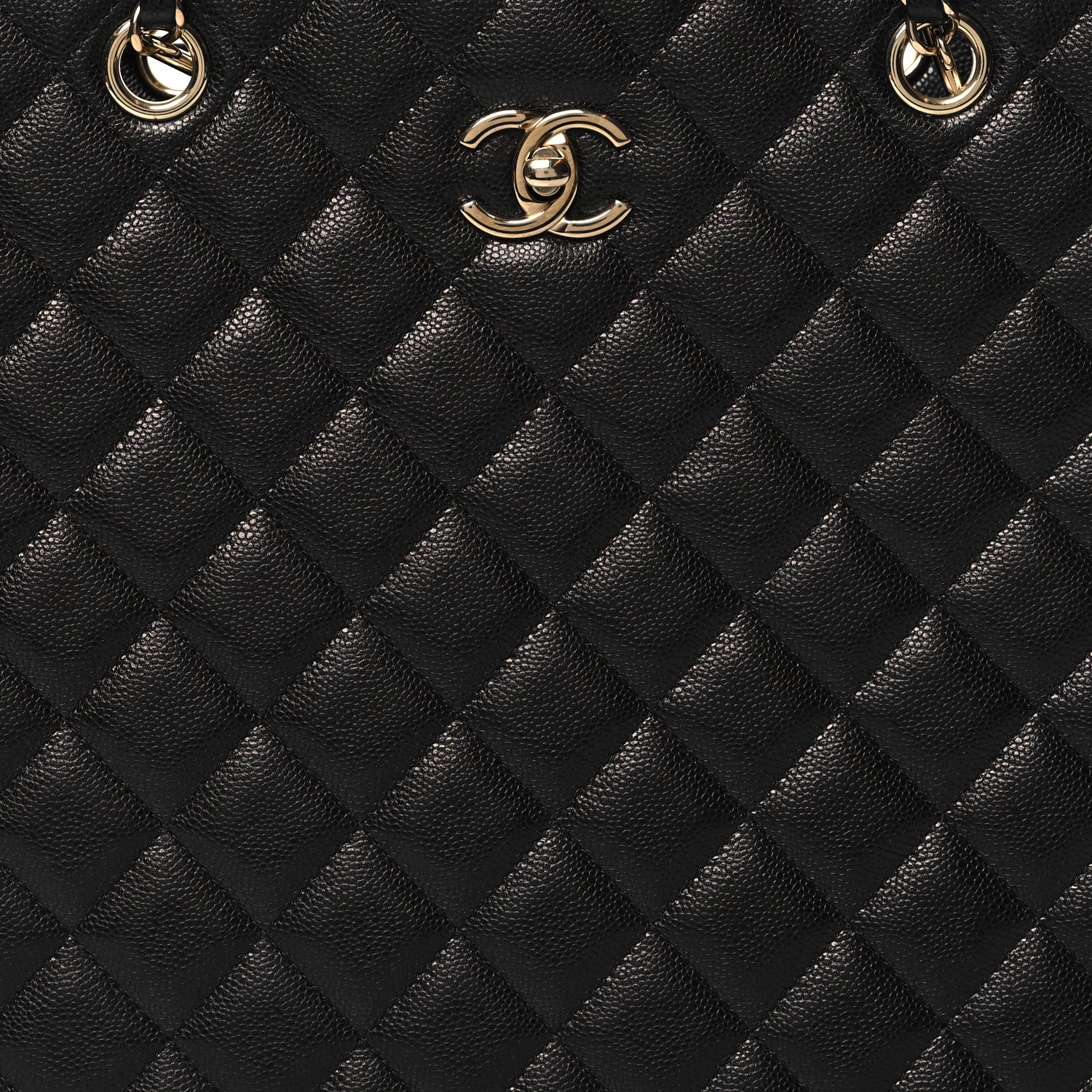 Chanel Caviar Quilted Large Shopping Tote Black 8 of 11