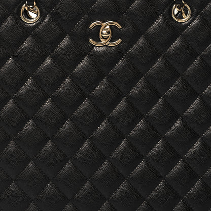 Chanel Caviar Quilted Large Shopping Tote Black 8 of 11
