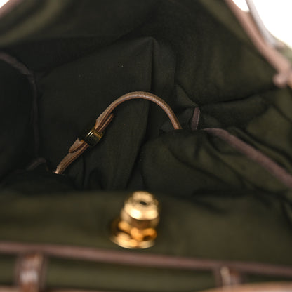 Hermes Toile Vache Calfskin Herbag 30 PM Backpack Kaki Ebene 5 of 16