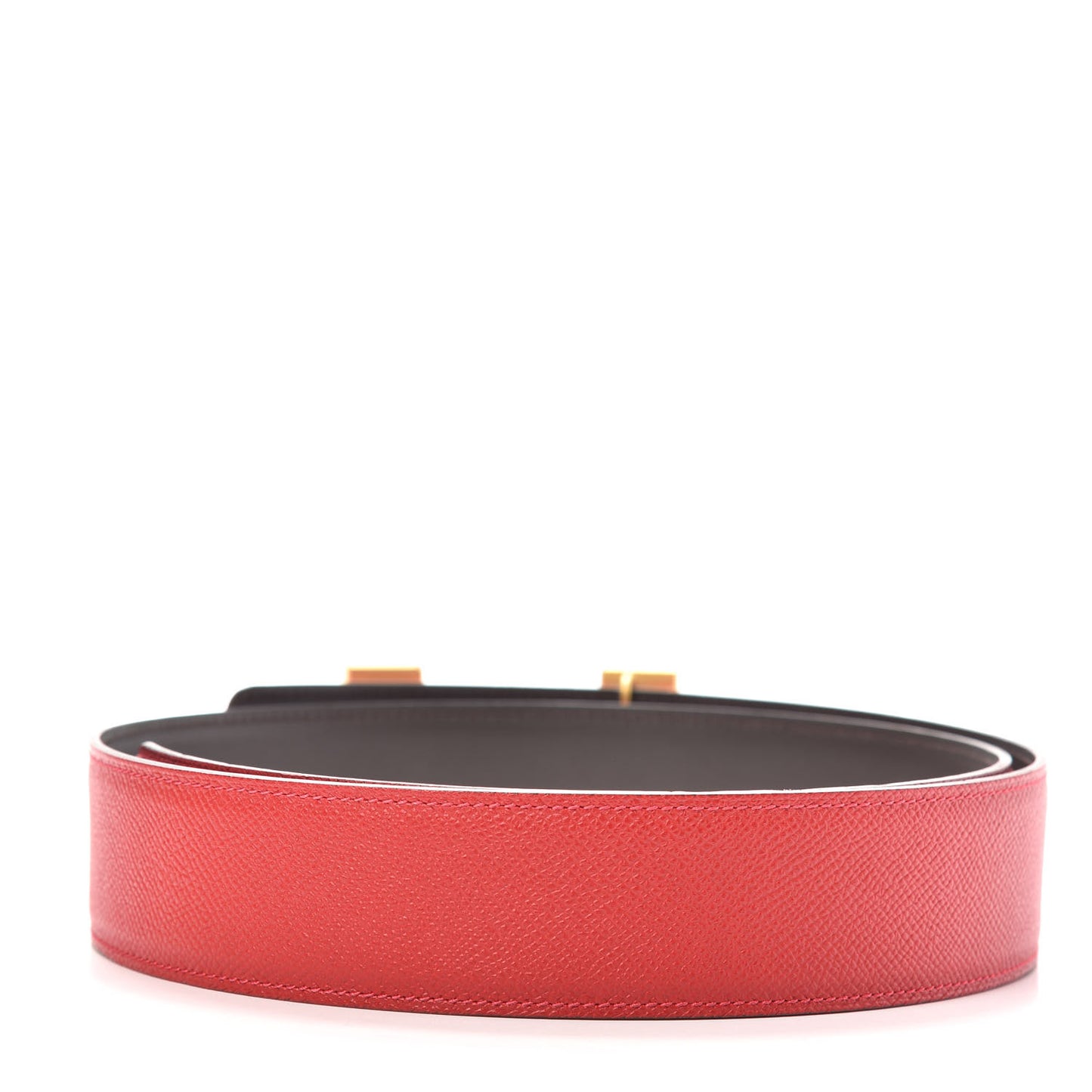 Epsom Chamonix 42mm Constance H Belt 95 Rouge Casaque Chocolate