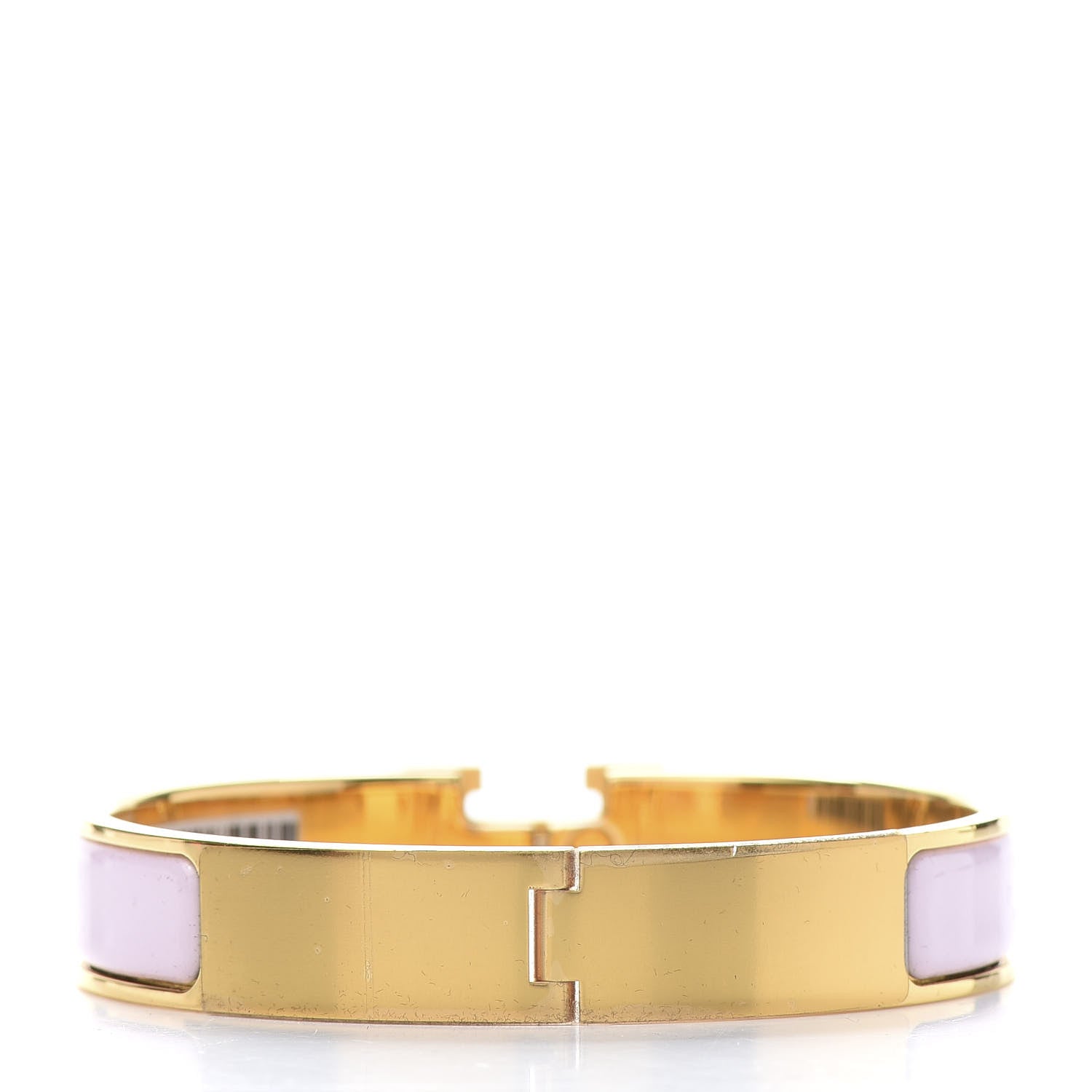 Hermes Enamel Narrow Clic Clac H Bracelet GM Rose Dragee 3 of 5