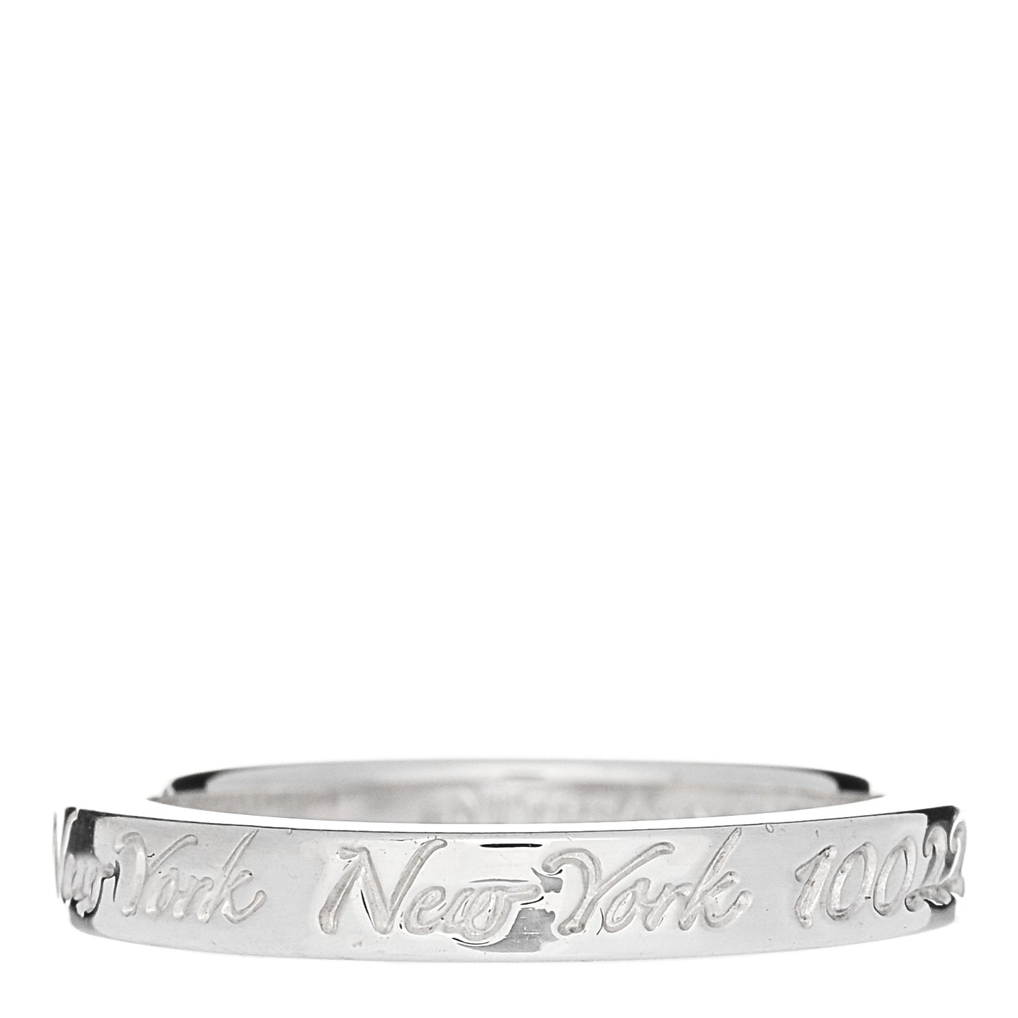 Sterling Silver Narrow Notes Ring 49 5