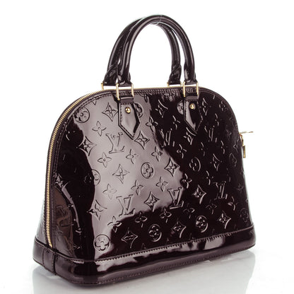Louis Vuitton Vernis Alma PM Amarante 3 of 7