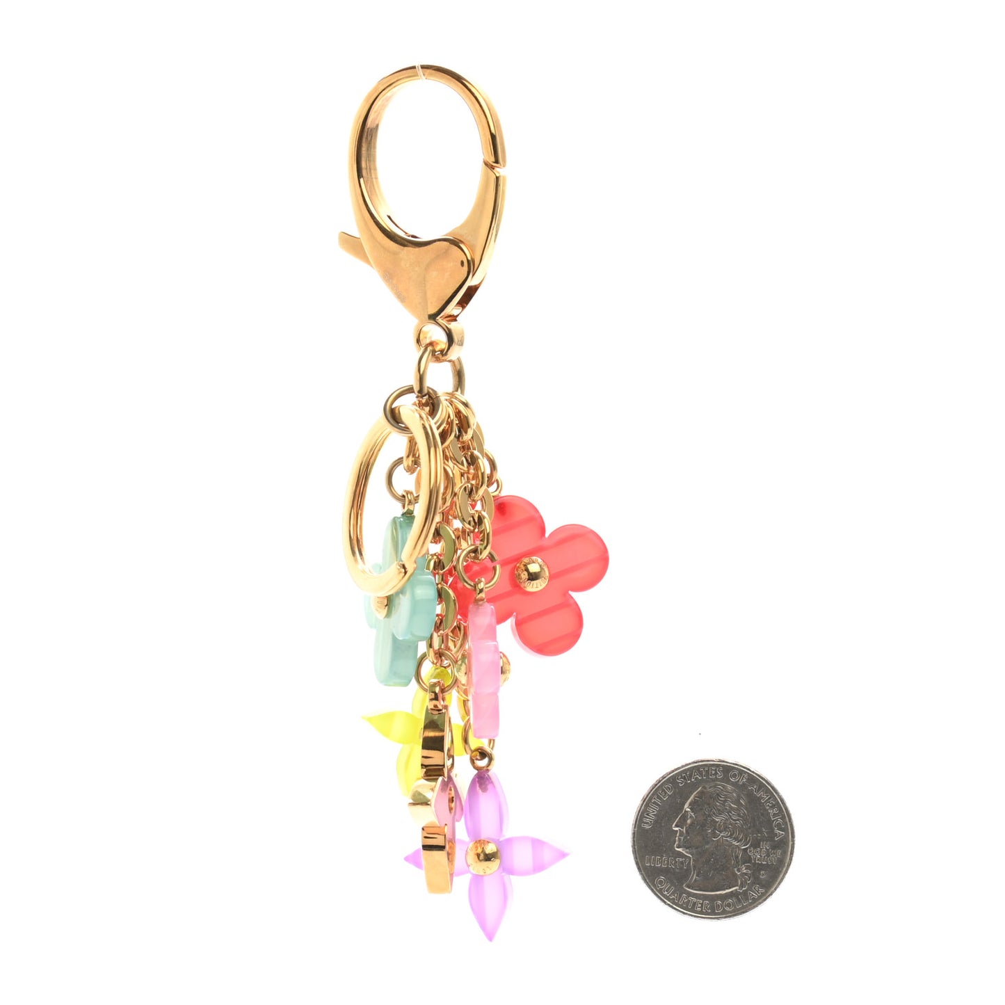 Pop Flower Bag Charm Multicolor