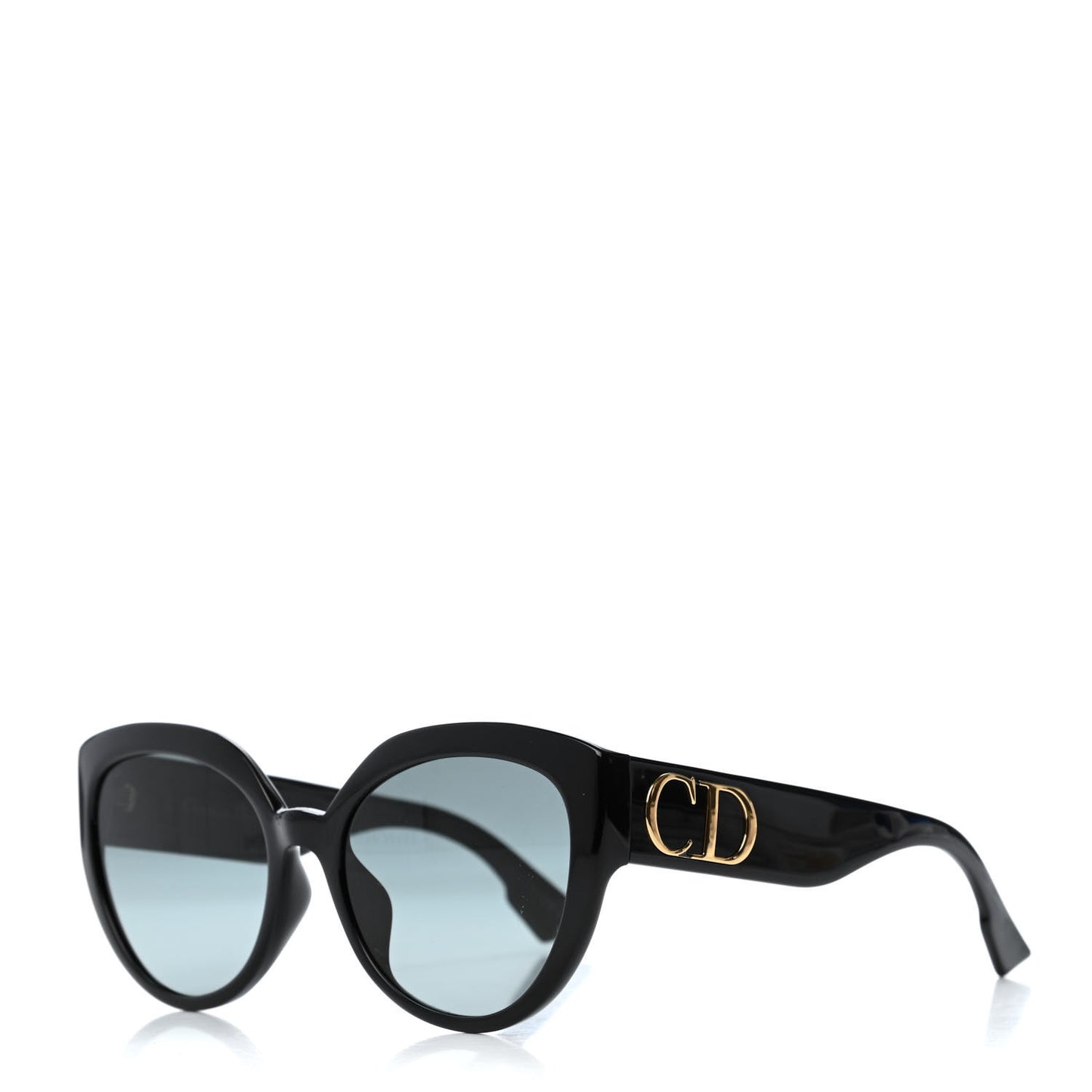 Acetate DDiorF Cat Eye Sunglasses Black
