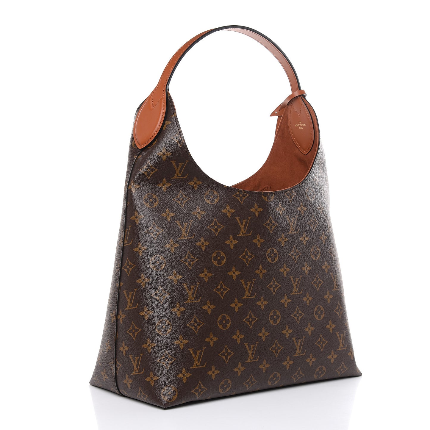Monogram Flower Hobo Caramel