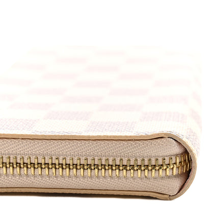 Louis Vuitton Damier Azur Clemence Wallet Rose Ballerine 10 of 11