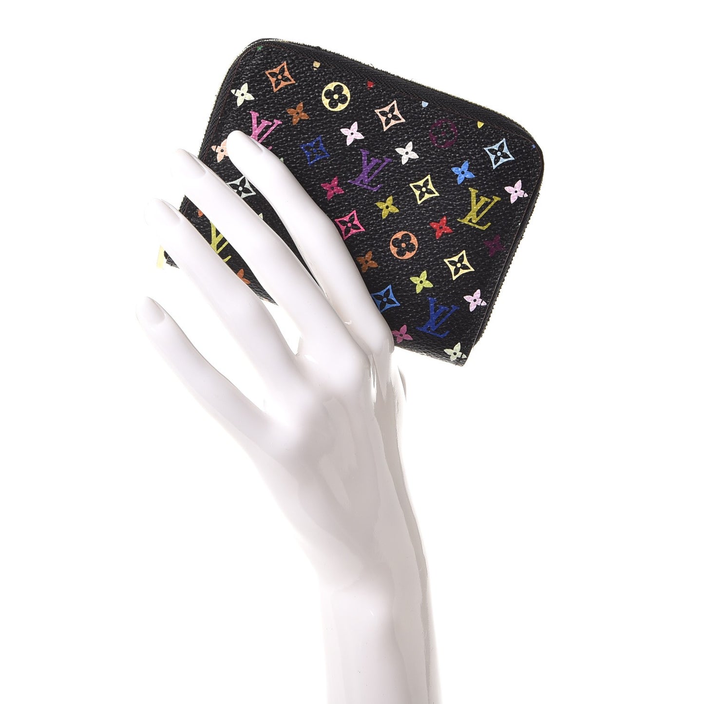 Monogram Multicolor Zippy Coin Purse Black Grenade