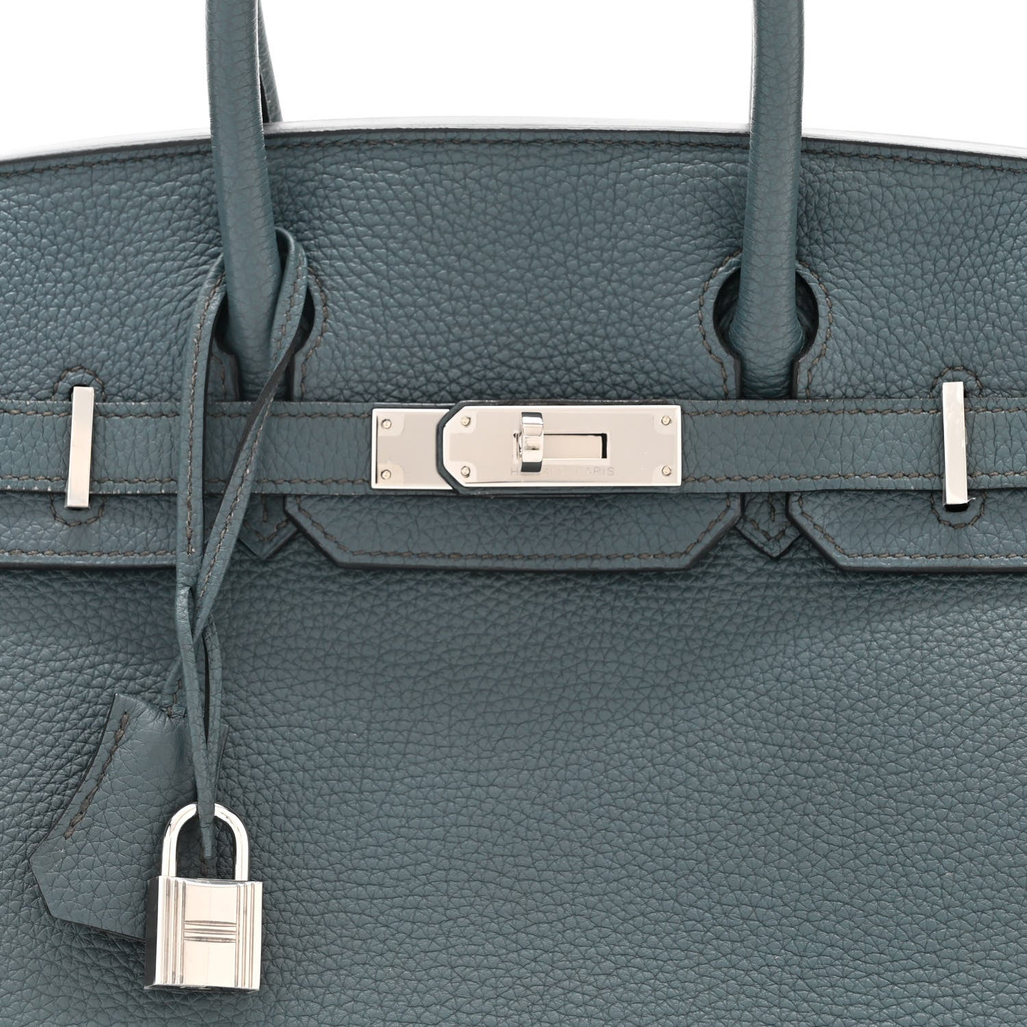 Hermes Togo Birkin 30 Bleu Orage 8 of 10