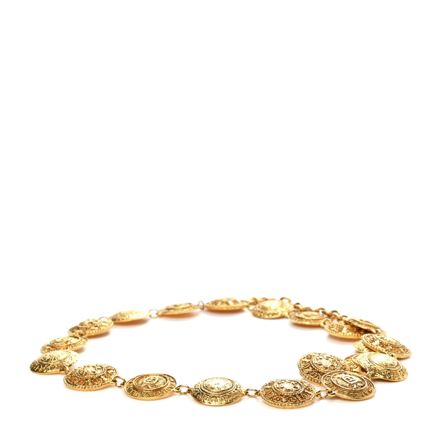 Chanel CC Medallion Chain Belt Gold 2 of 3