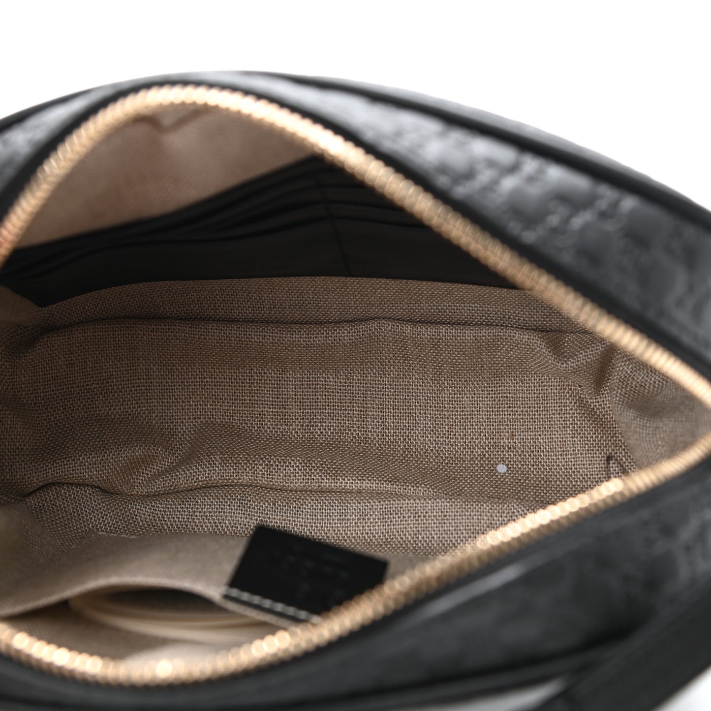 Microguccissima Mini Bree Messenger Bag Black