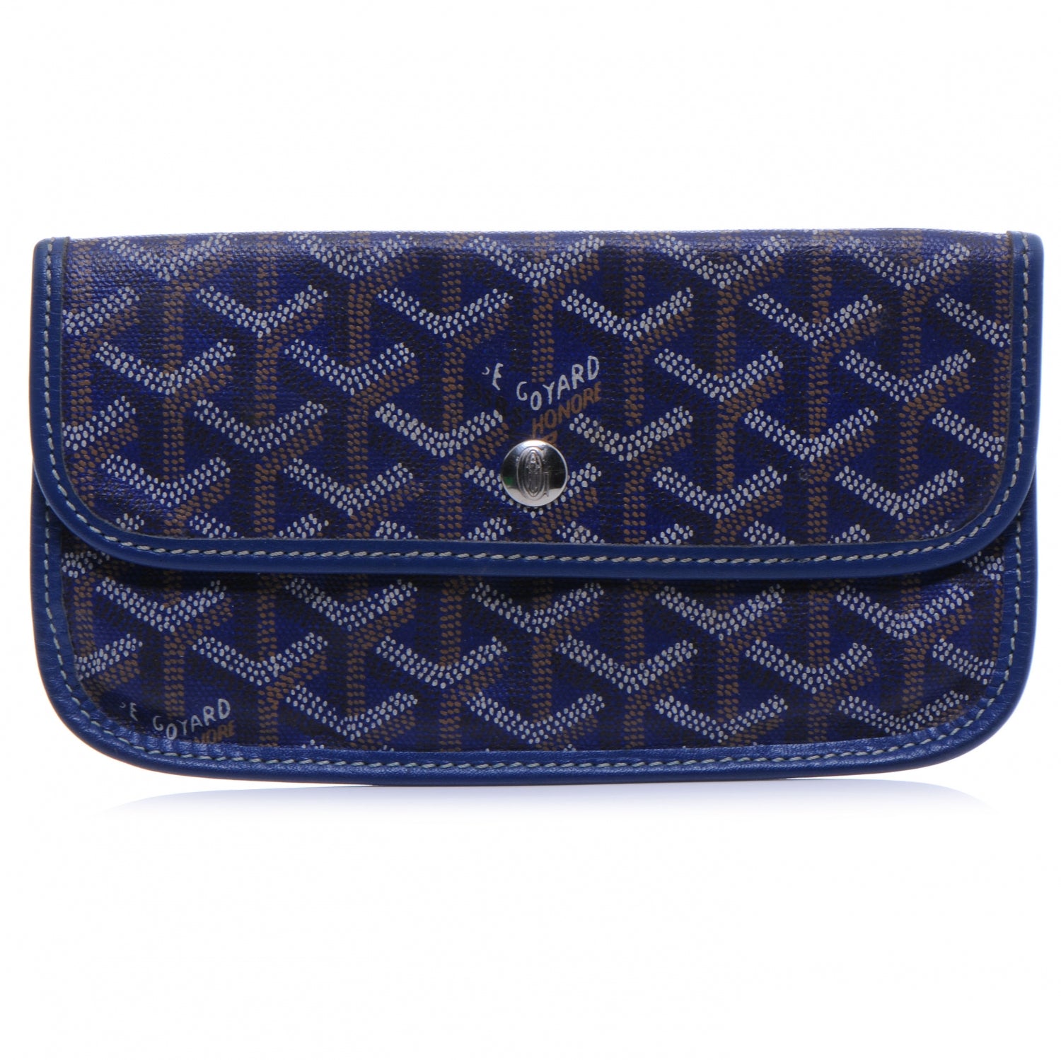 Goyard Goyardine Pouch Blue 1 of 7