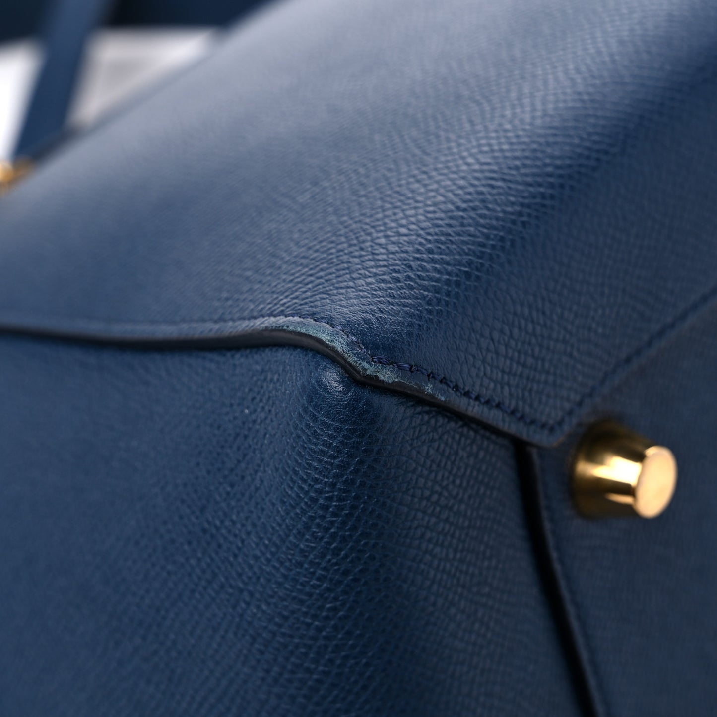 Grained Calfskin Mini Belt Bag Deepsea