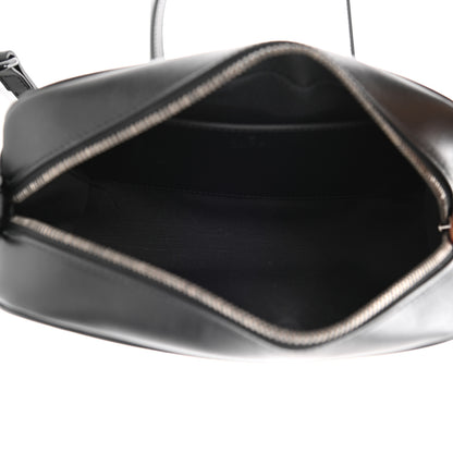Gucci Calfskin Matelasse Monochrome Small GG Marmont Chain Shoulder Bag Black 7 of 14