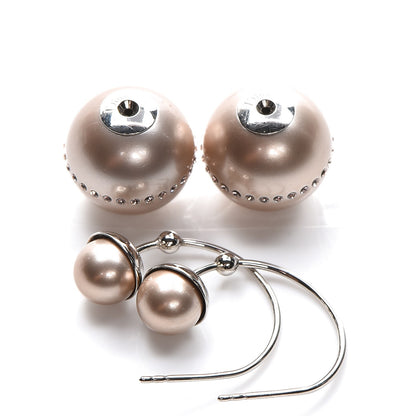 Christian Dior Crystal Pearl Ultradior Earrings Cream 3 of 4