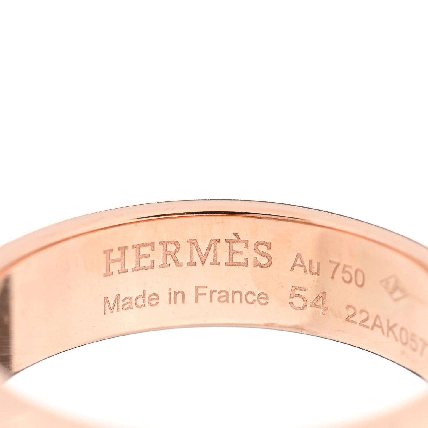 18K Rose Gold PM Collier De Chien Ring 54 7