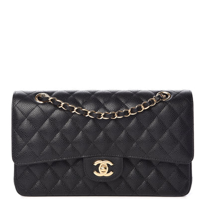 Chanel Caviar Quilted Medium Double Flap Black 1 of 11