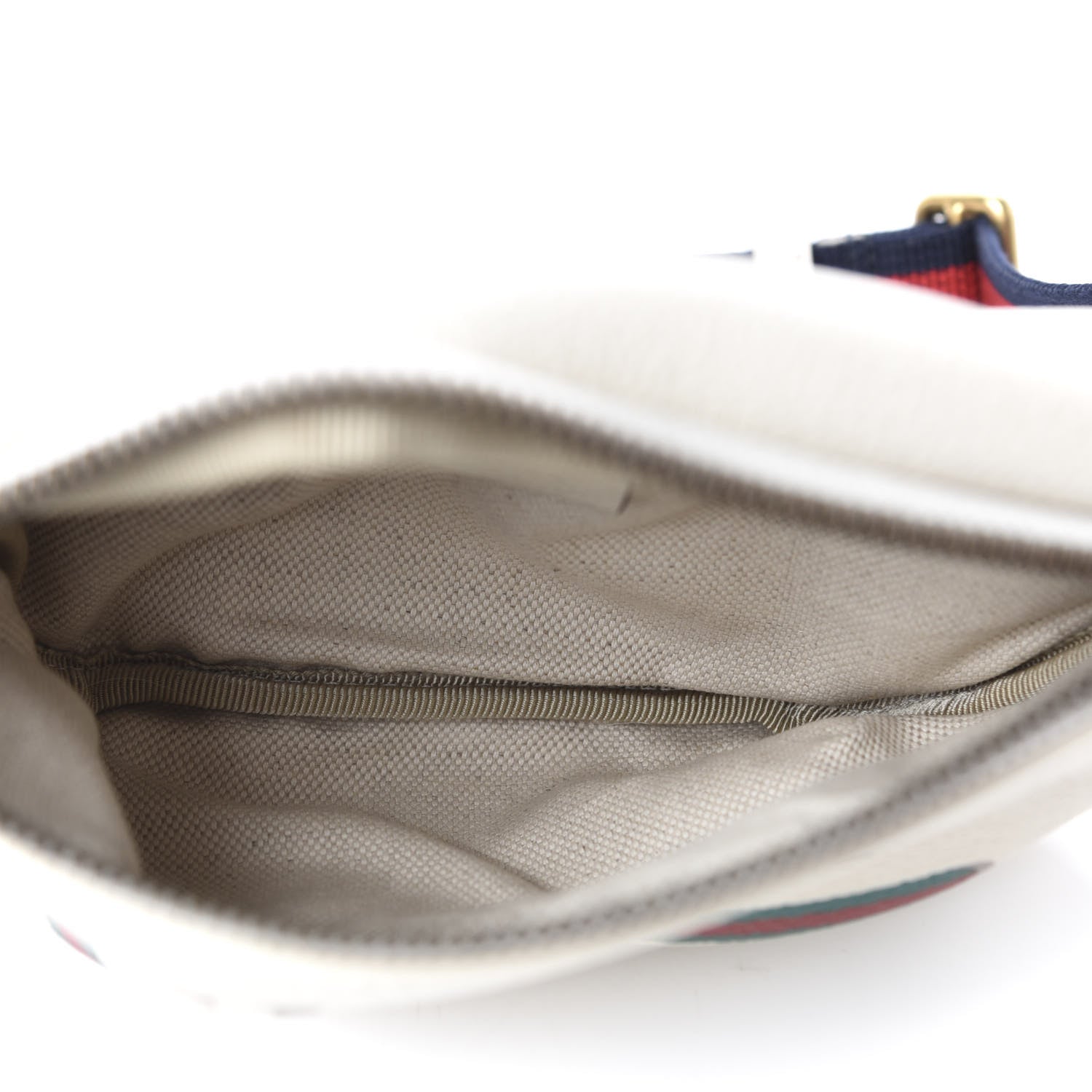 Gucci Grained Calfskin Small Logo Belt Bag White 4 of 10