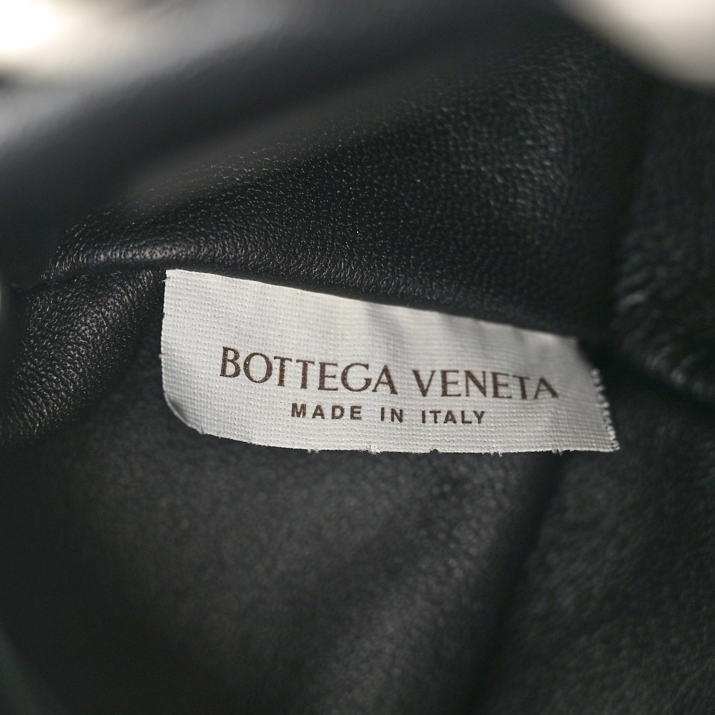 Nappa Zebra Print The Pouch Chain White Black