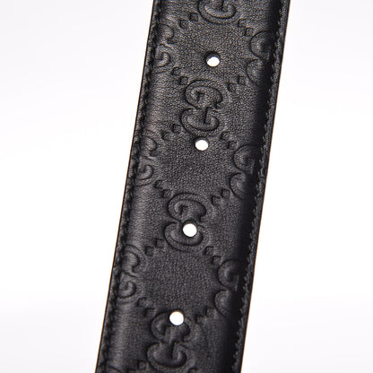Gucci Guccissima Interlocking G Belt 90 36 Black 7 of 8