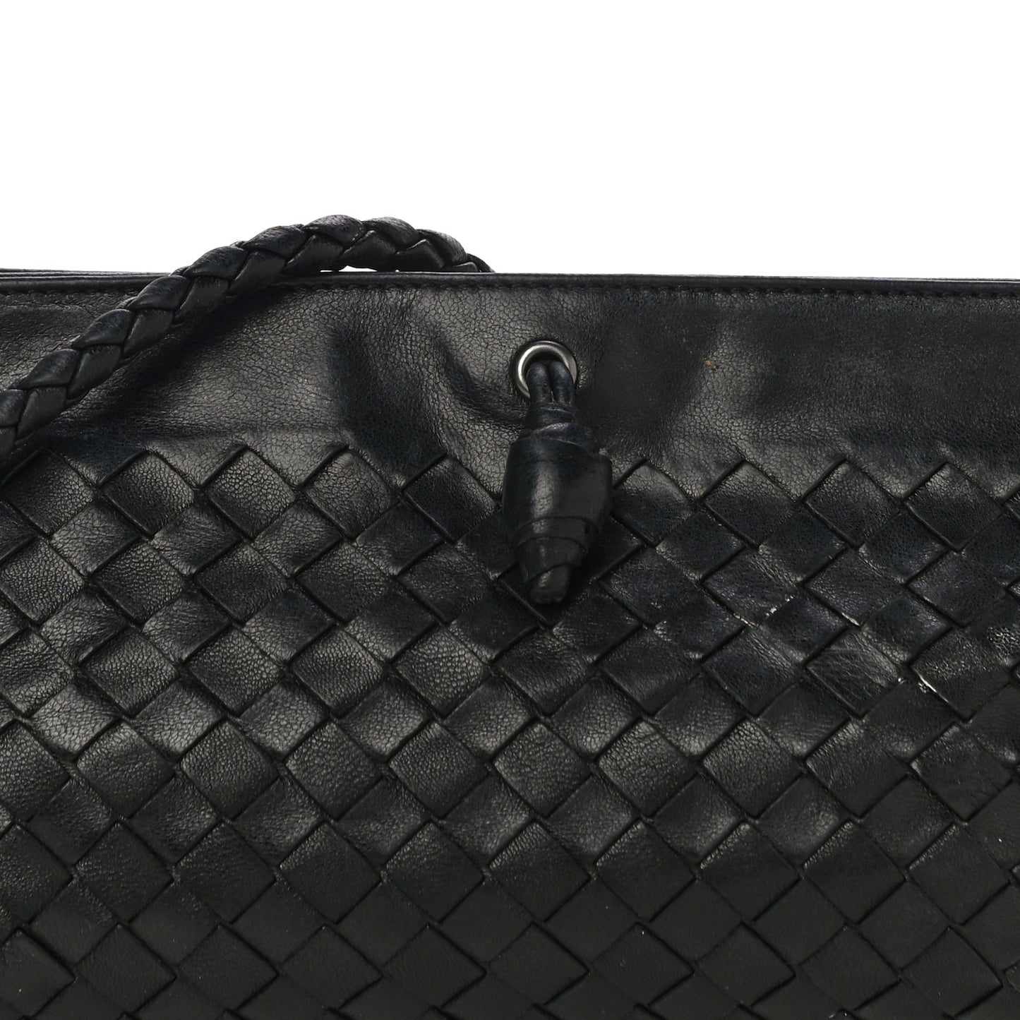 Nappa Intrecciato Mini Shoulder Bag Black
