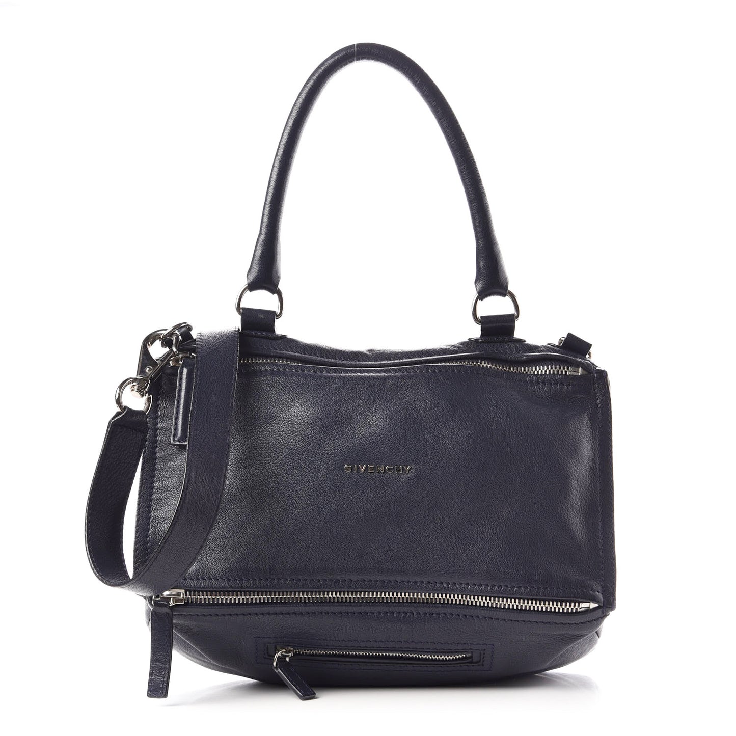 Sugar Goatskin Medium Pandora Navy