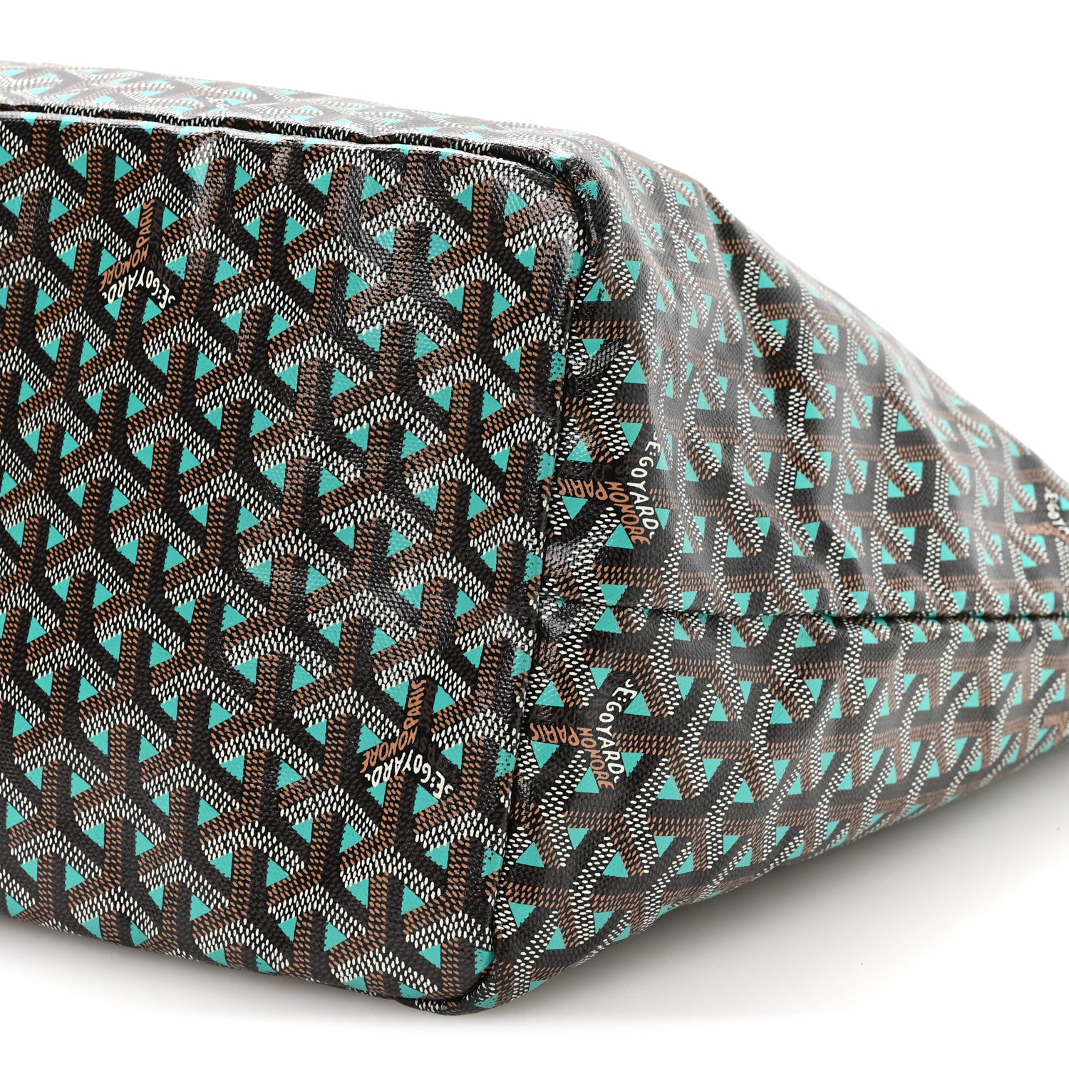 Goyard Goyardine Sunflower Reversible Saint Louis Claire Voie GM Black Opaline 17 of 18