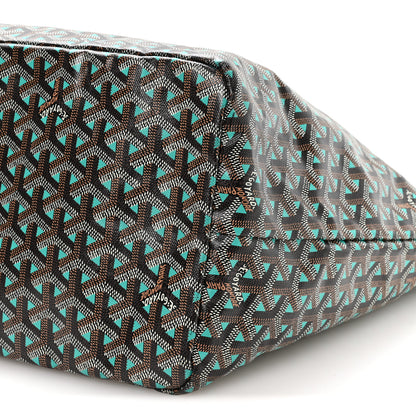 Goyard Goyardine Sunflower Reversible Saint Louis Claire Voie GM Black Opaline 17 of 18