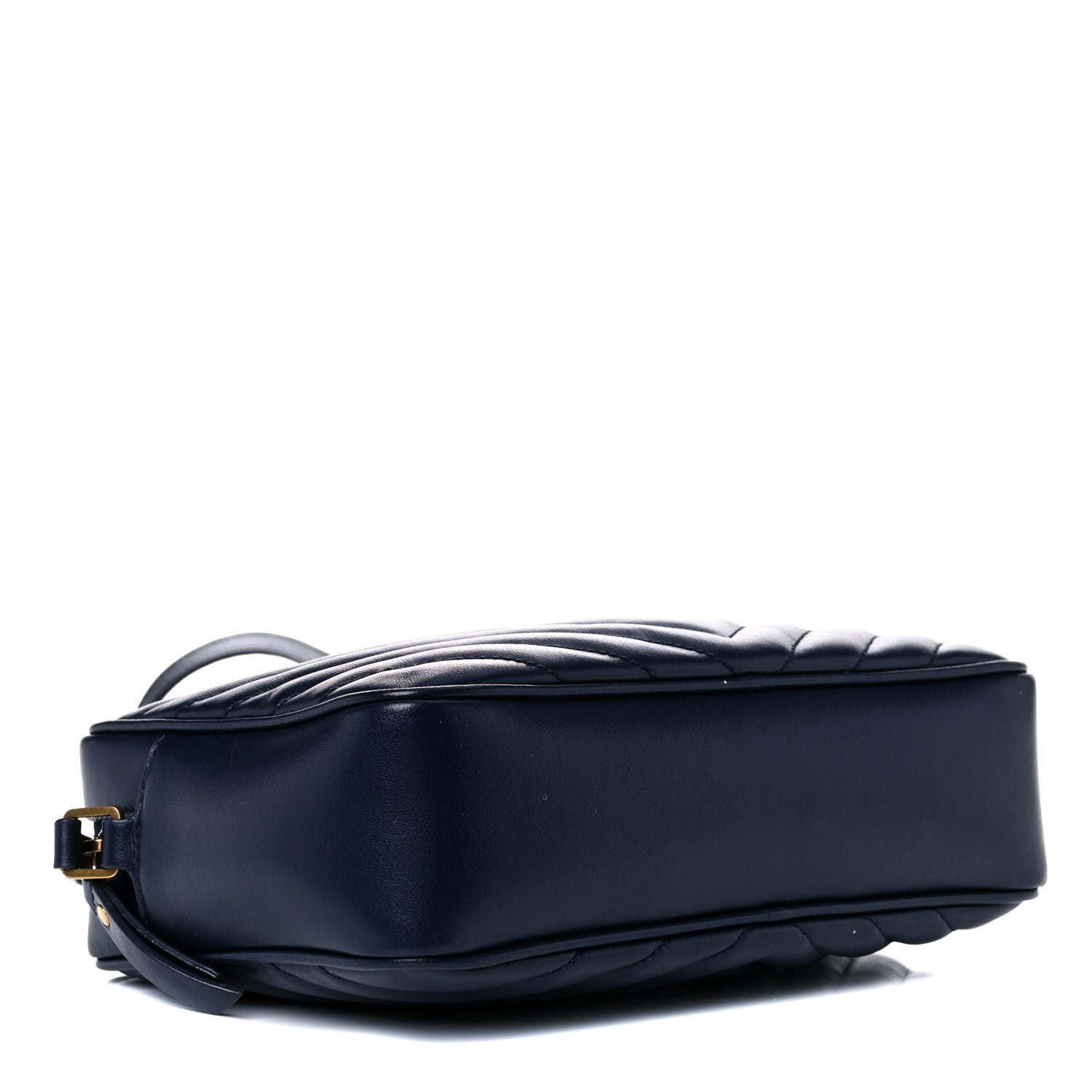 Saint Laurent Calfskin Matelasse Monogram Lou Camera Bag Navy 4 of 12