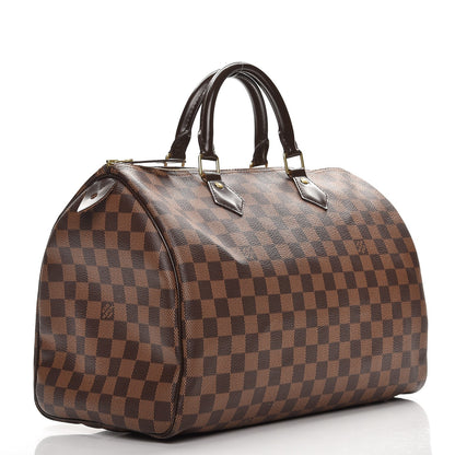 Louis Vuitton Damier Ebene Speedy 35 3 of 9
