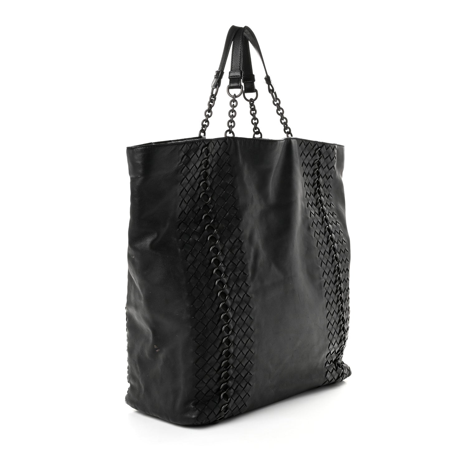 Nappa Intrecciato Tote Black
