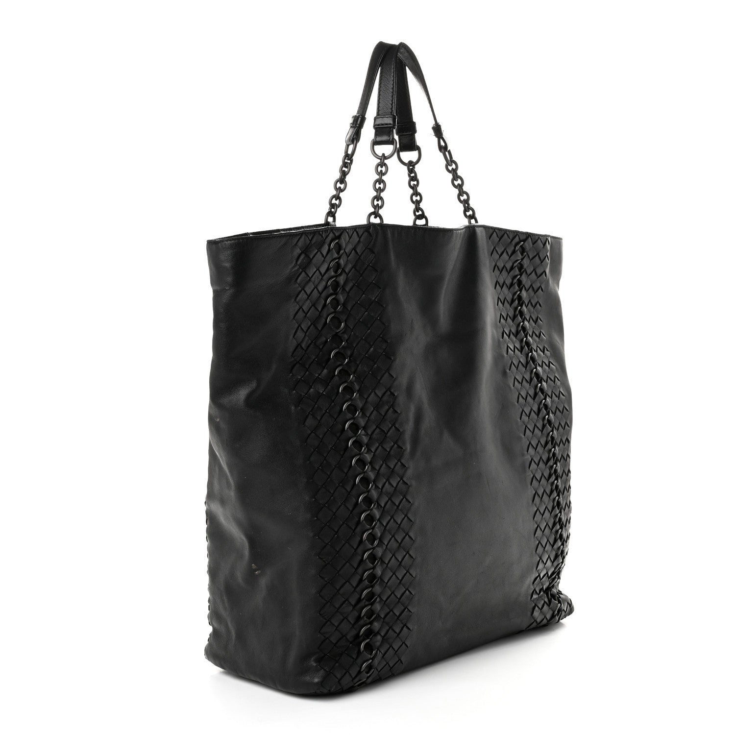 Bottega Veneta Nappa Intrecciato Tote Black 3 of 12
