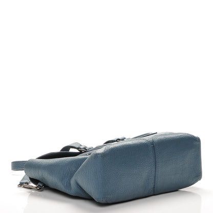 3.1 Phillip Lim 3.1 Textured Calfskin Medium Pashli Satchel Denim Blue 4 of 7