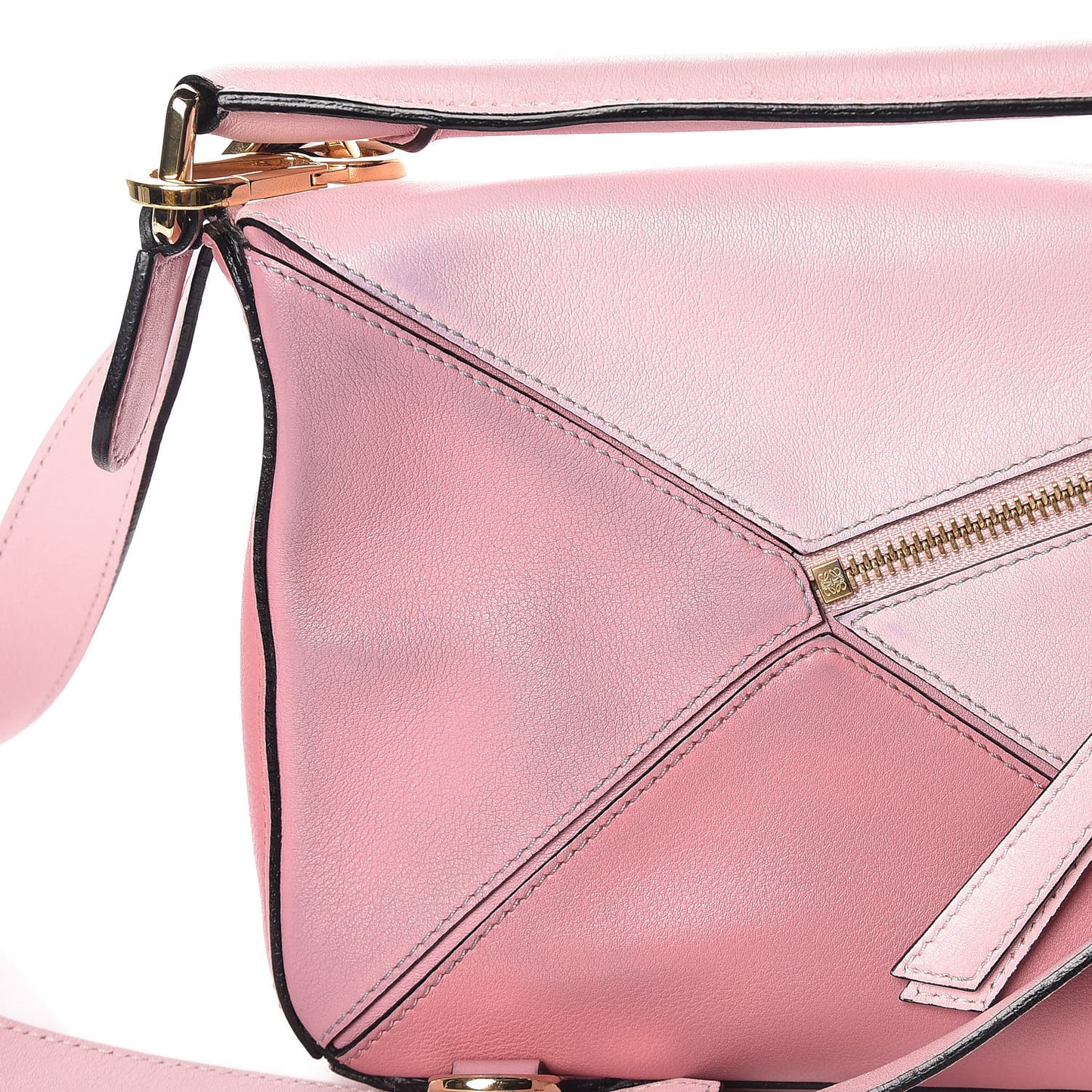 Calfskin Small Puzzle Bag Soft Pink