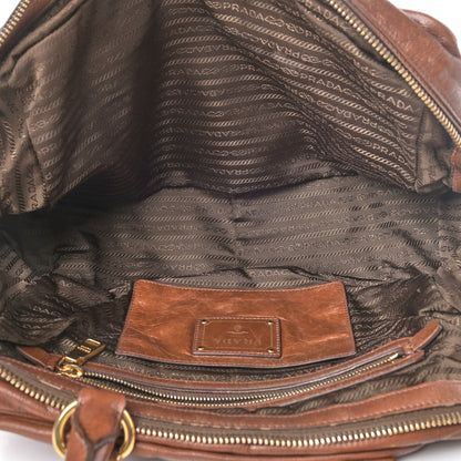 Prada Vitello Shine Bauletto Palissandro 4 of 8