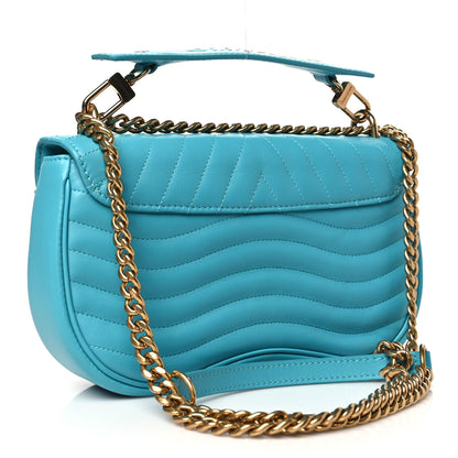 Louis Vuitton Calfskin New Wave Chain MM Malibu Green 3 of 10