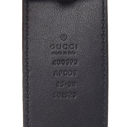 Gucci Calfskin Double G 40mm Belt 85 34 Black 4 of 7