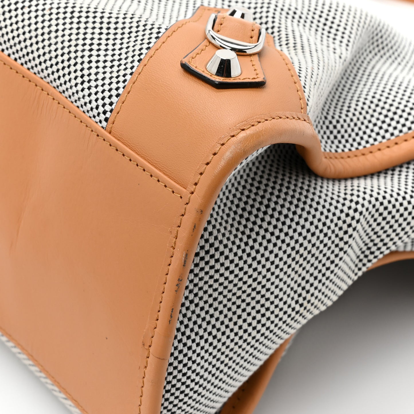 Calfskin Twill Perforated Classic Hardware City Tan