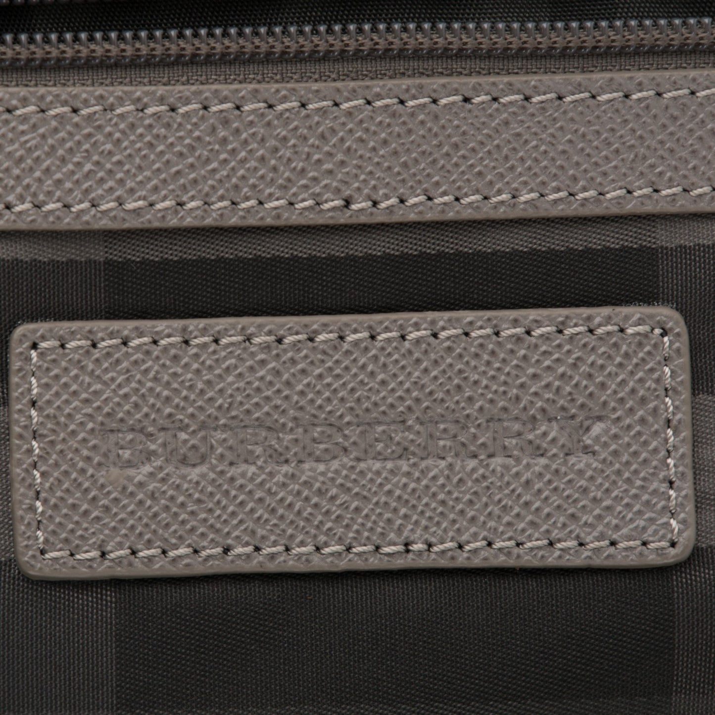 Grainy Calfskin Carry-On Suitcase Grey