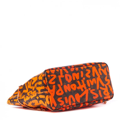 Louis Vuitton Monogram Graffiti Neverfull GM Orange 4 of 9