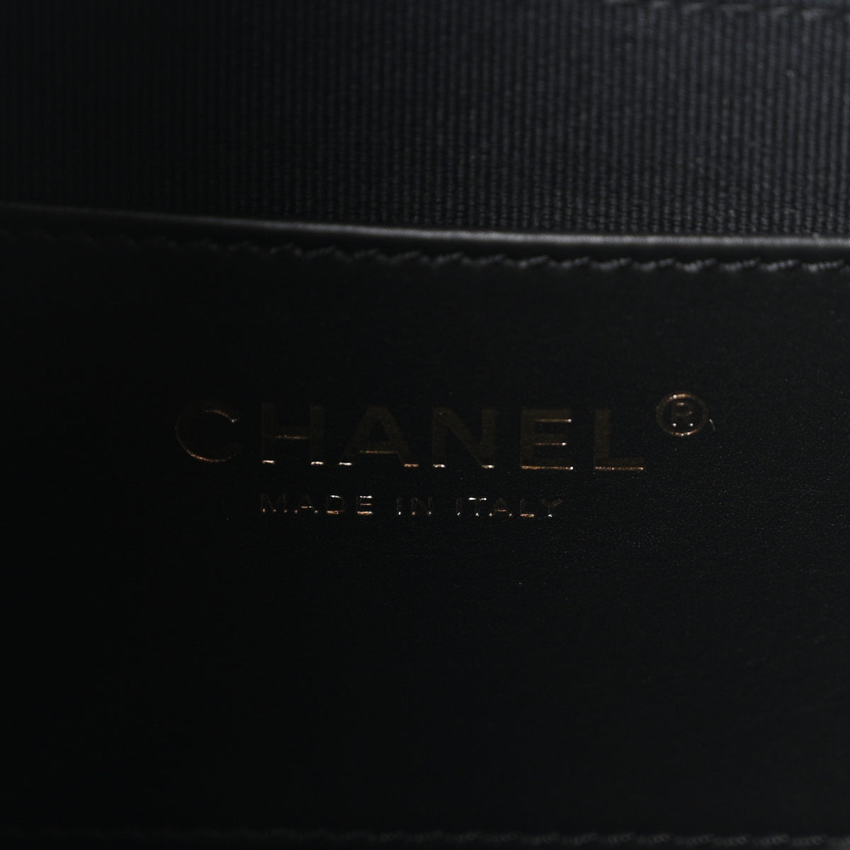 Chanel Caviar Quilted Triple Chain Hobo Black 6 of 10