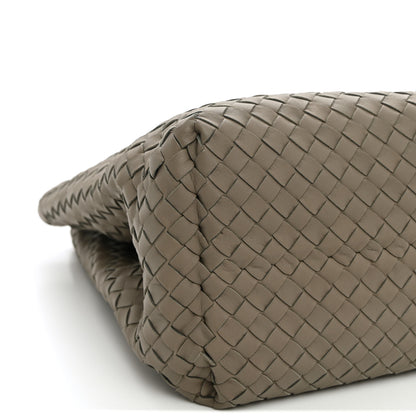 Bottega Veneta Nappa Intrecciato Medium Classic Chain Strap Tote Taupe Grey 10 of 11